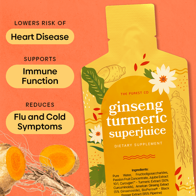 Ginseng Turmeric Superjuice - The Purest Co (SG)